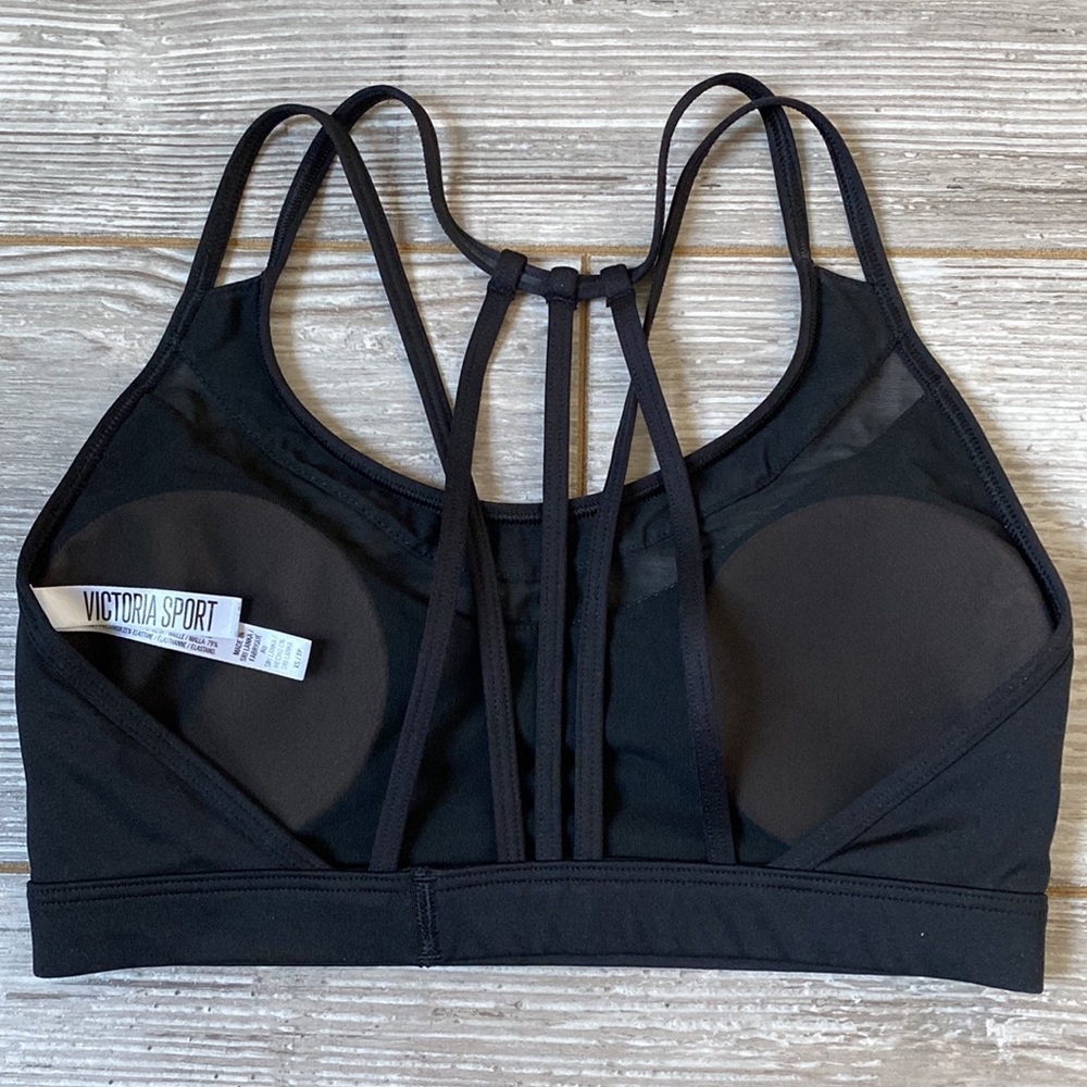 •Victoria’s Secret Sport• Strappy Mesh Athletic Sports Bra - Picture 2 of 6
